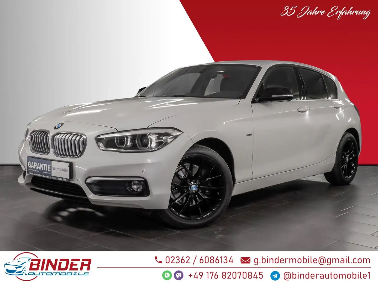BMW 116 d Urban Line*5-TÜRIG*SORGLOS-PAKET*GARANTIE* Weiß - 1