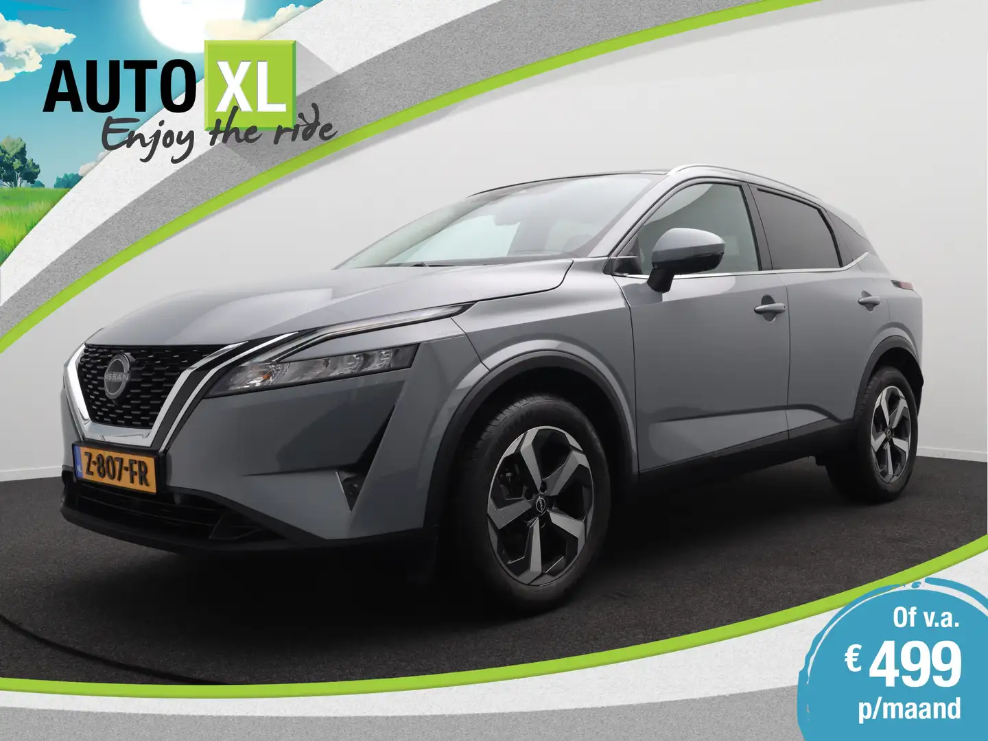 Nissan Qashqai 1.3 MHEV Xtronic N-Connecta Pano-dak Nardo grey 36 Grigio - 1