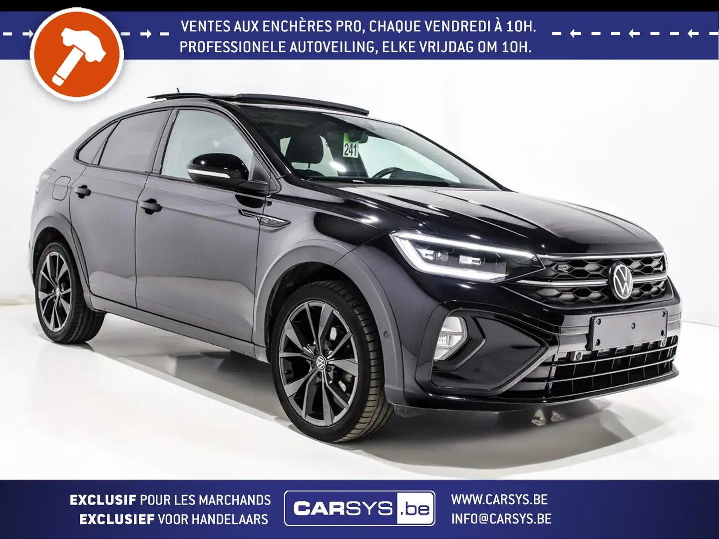 Volkswagen Taigo 1.0 TSI 110 - R-LINE LED - PANO - 18 BLACK - C... Zwart - 1