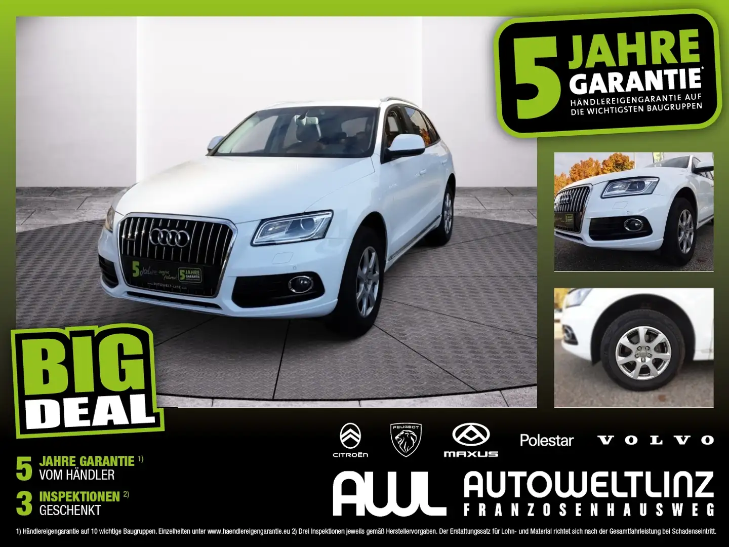 Audi Q5 Allrad 2.0 TDI Weiß - 1