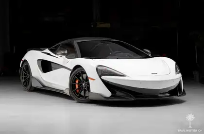 White 2019 McLaren 600LT Coupe RWD Coupe Rear-Wheel Drive 7-Speed Automatic