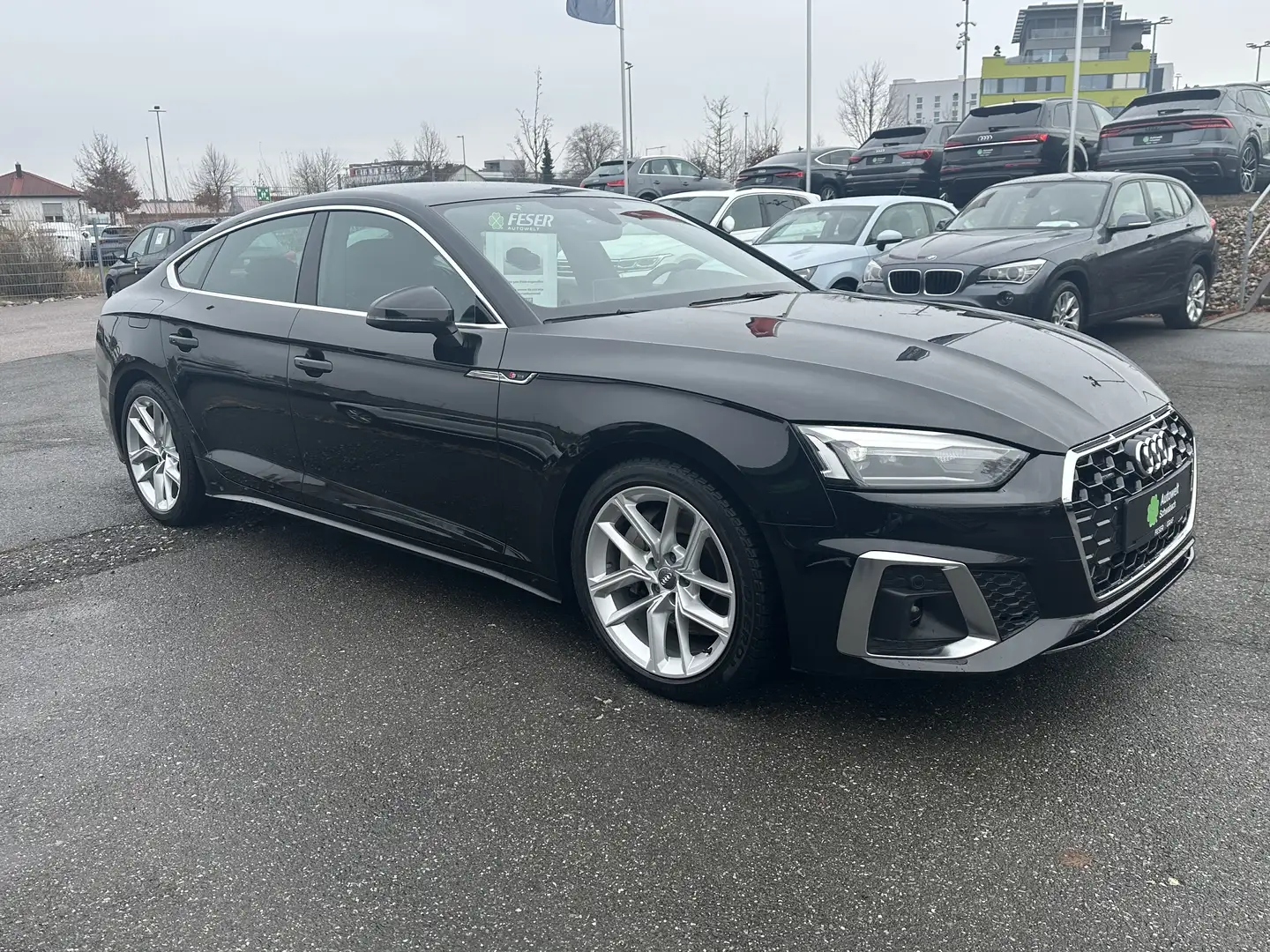 Audi A5 Sportback S line 45 TFSI qu. KAM NAVI VIRTUAL Schwarz - 2