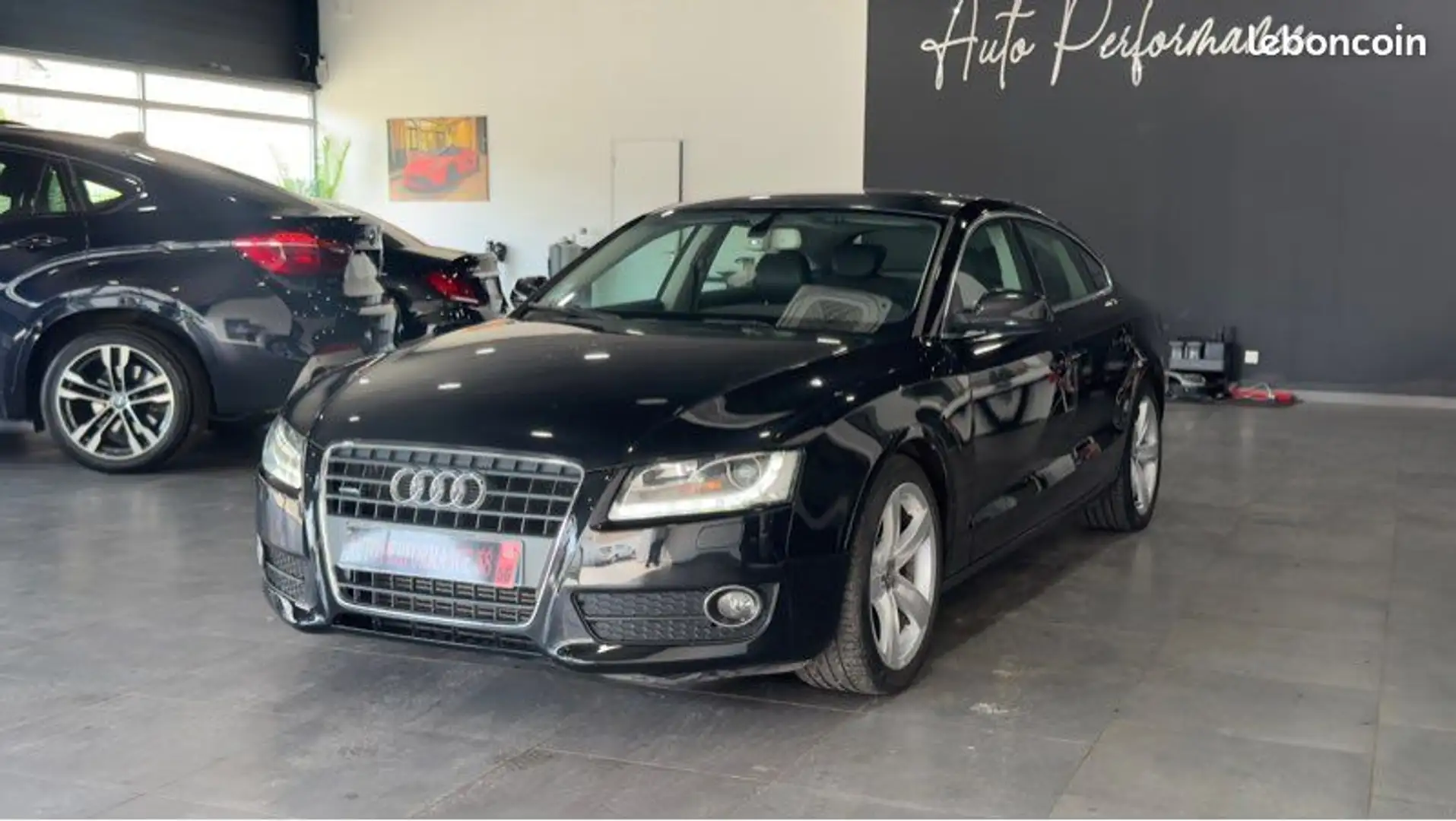 Audi A5 2.0 TFSI 211 Ch S TRONIC 7 Quattro Ambition Luxe Bluetooth Radars de stationnement Phares Xénon Boîte automatique GPS Cli Negro - 1