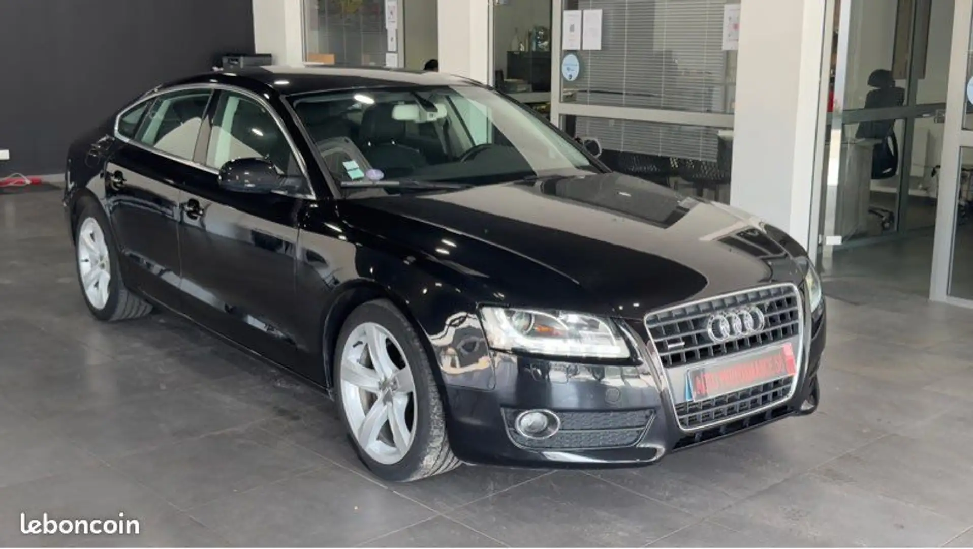 Audi A5 2.0 TFSI 211 Ch S TRONIC 7 Quattro Ambition Luxe Bluetooth Radars de stationnement Phares Xénon Boîte automatique GPS Cli Negro - 2