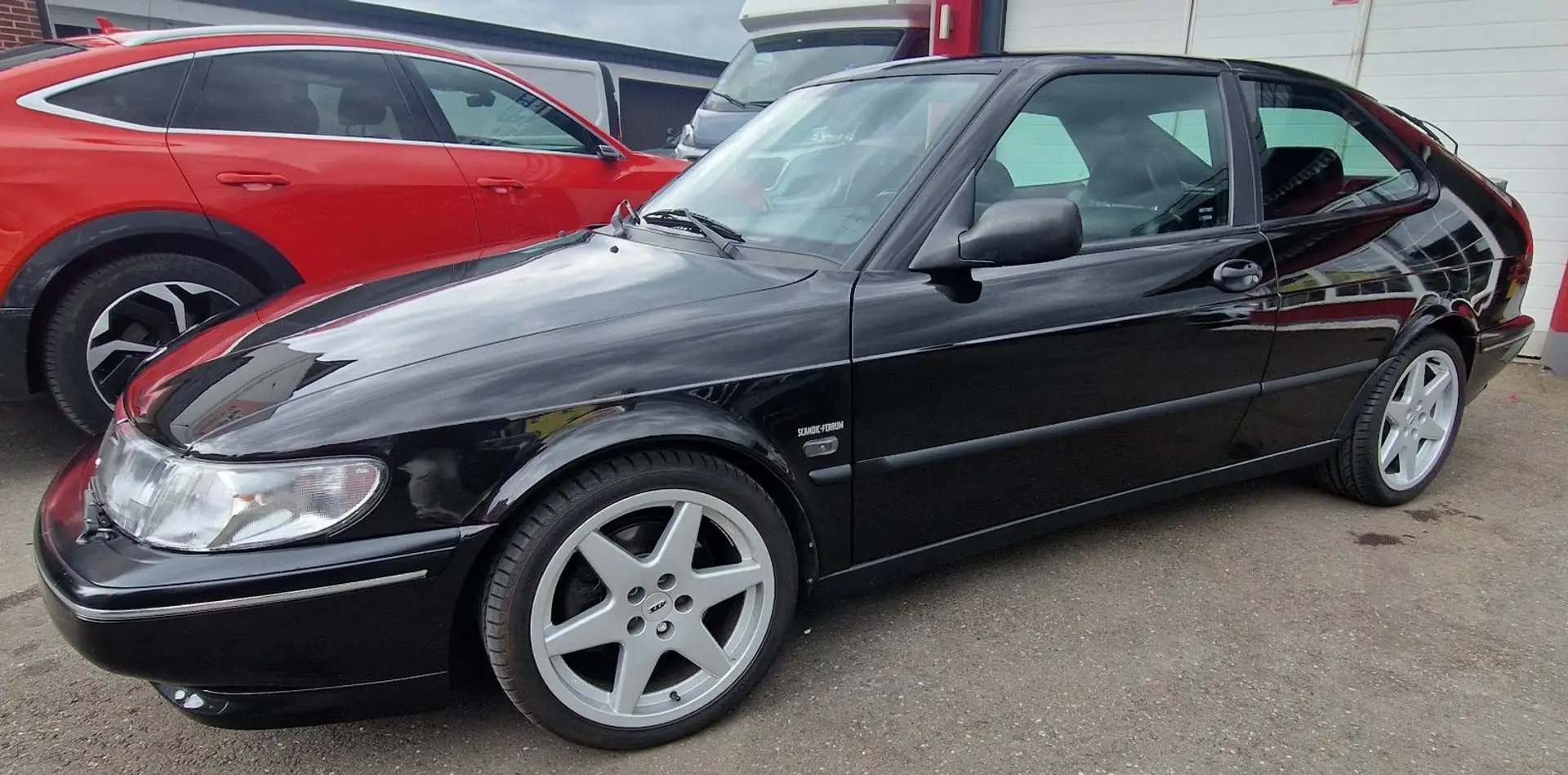 Saab 900 R900 2.0 Turbo Coupe  Leder+Klima+ Top- Zustand Fekete - 1