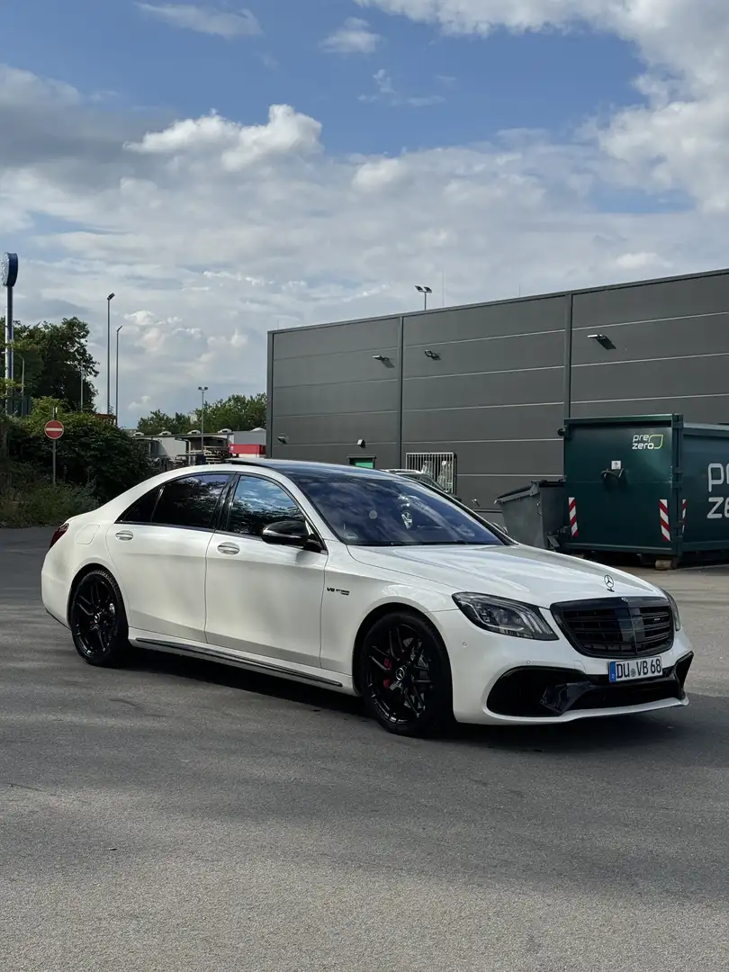 Mercedes-Benz S 63 AMG S 63 AMG 4Matic+ L (VOLL) mit Garantie mb100 Blanc - 1