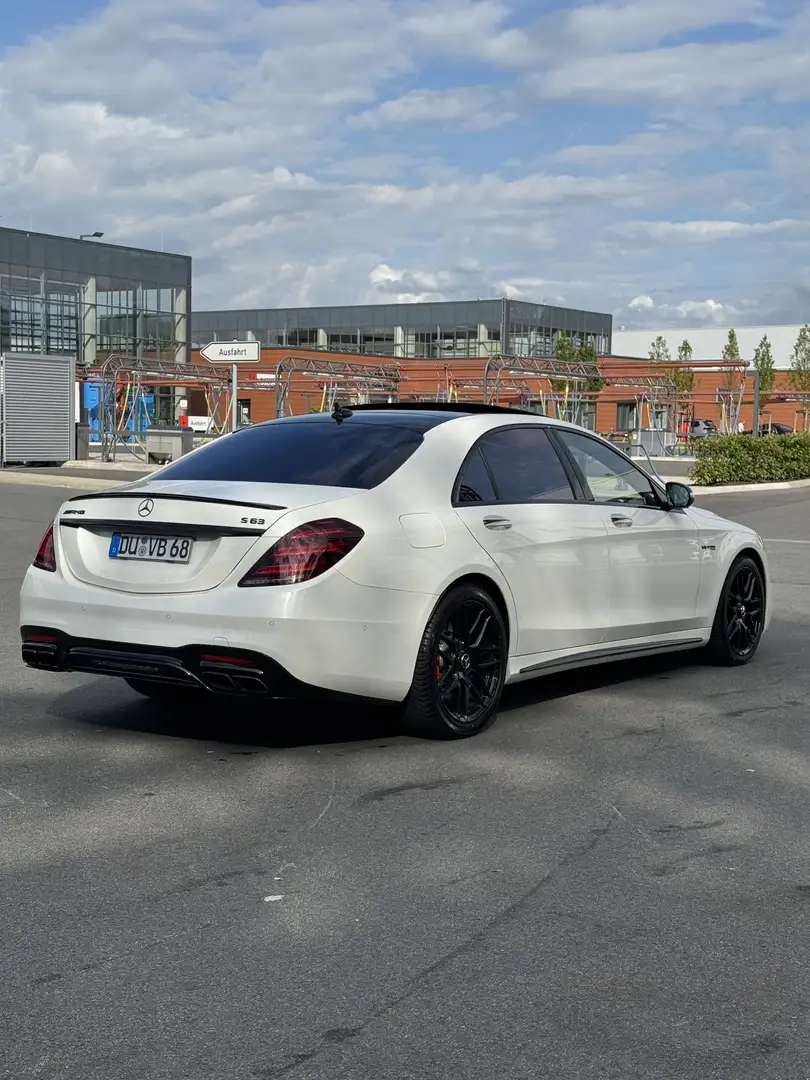 Mercedes-Benz S 63 AMG S 63 AMG 4Matic+ L (VOLL) mit Garantie mb100 Blanc - 2