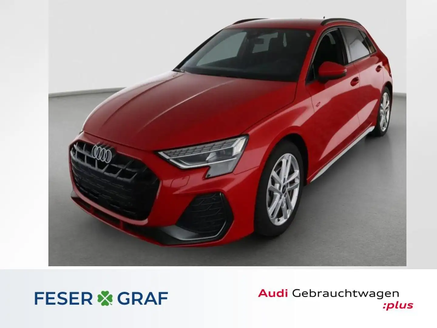 Audi A3 S line 30 TFSI +Matrix+ACC+Kamera+AHK+ Rojo - 1