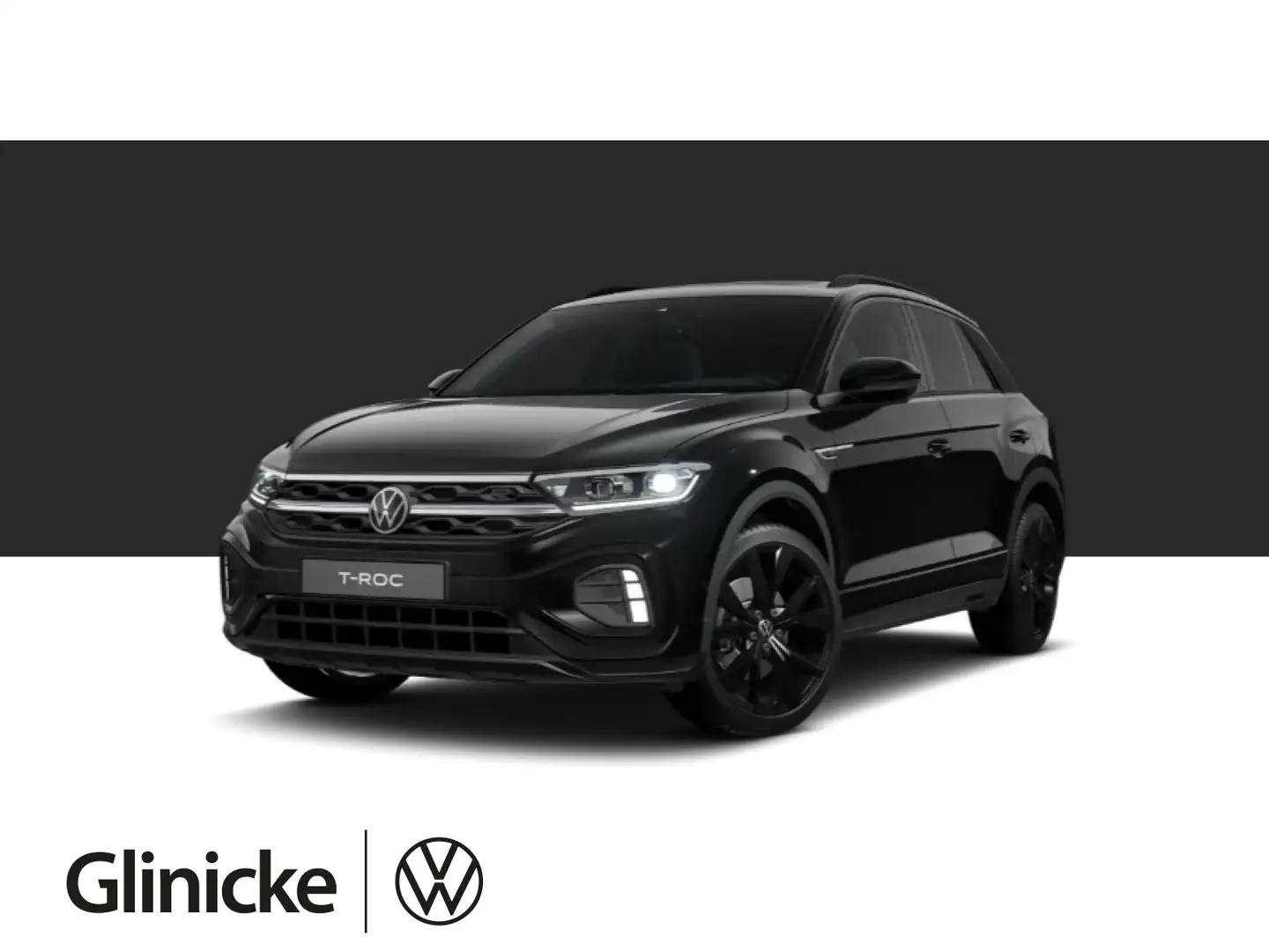 Volkswagen T-Roc R-Line 1.5 l TSI OPF 110 kW (150 PS) 7-Gan Schwarz - 1