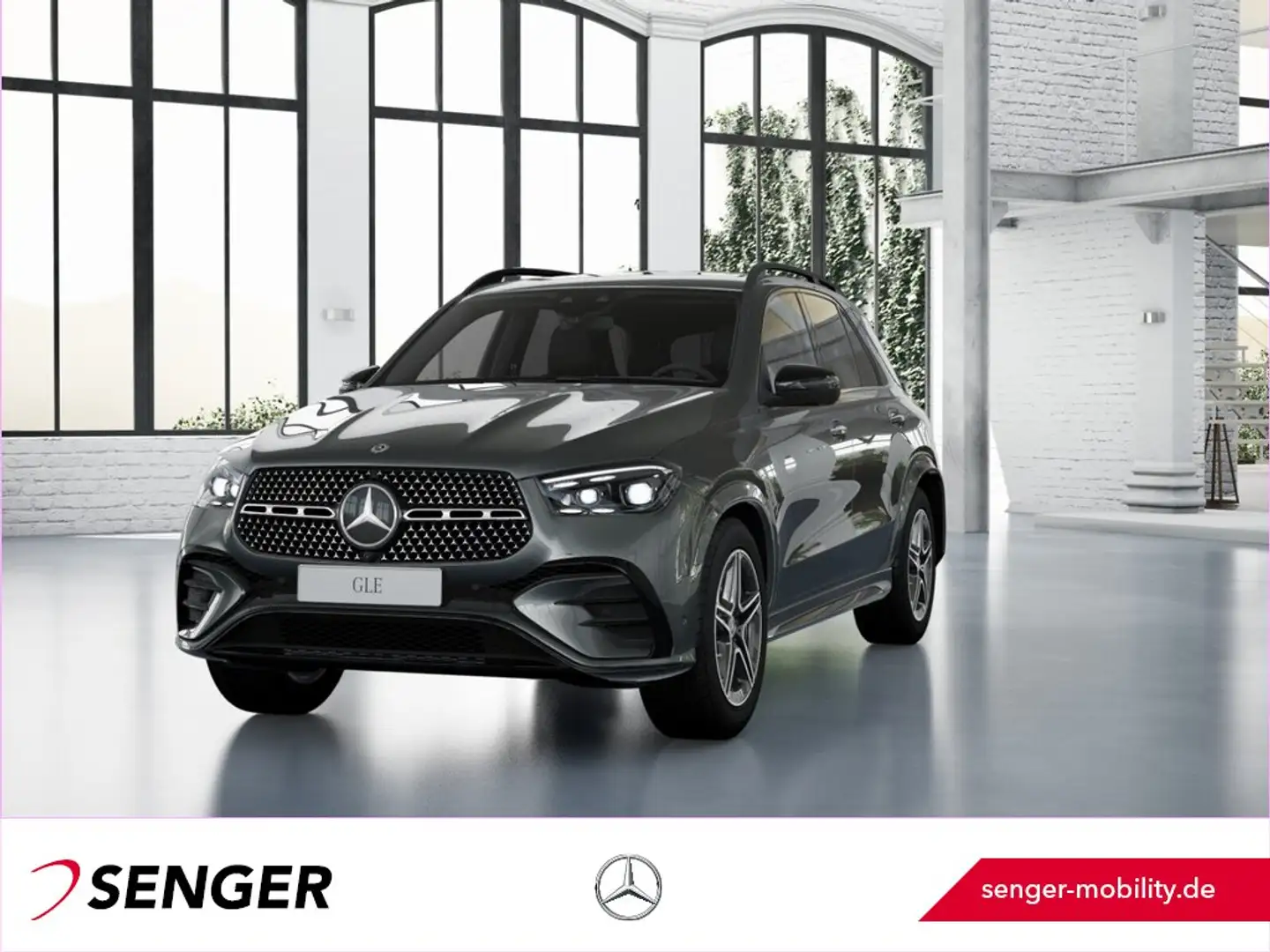 Mercedes-Benz GLE 450 d 4M AMG Night Burmester Airmatic AHK Grau - 1
