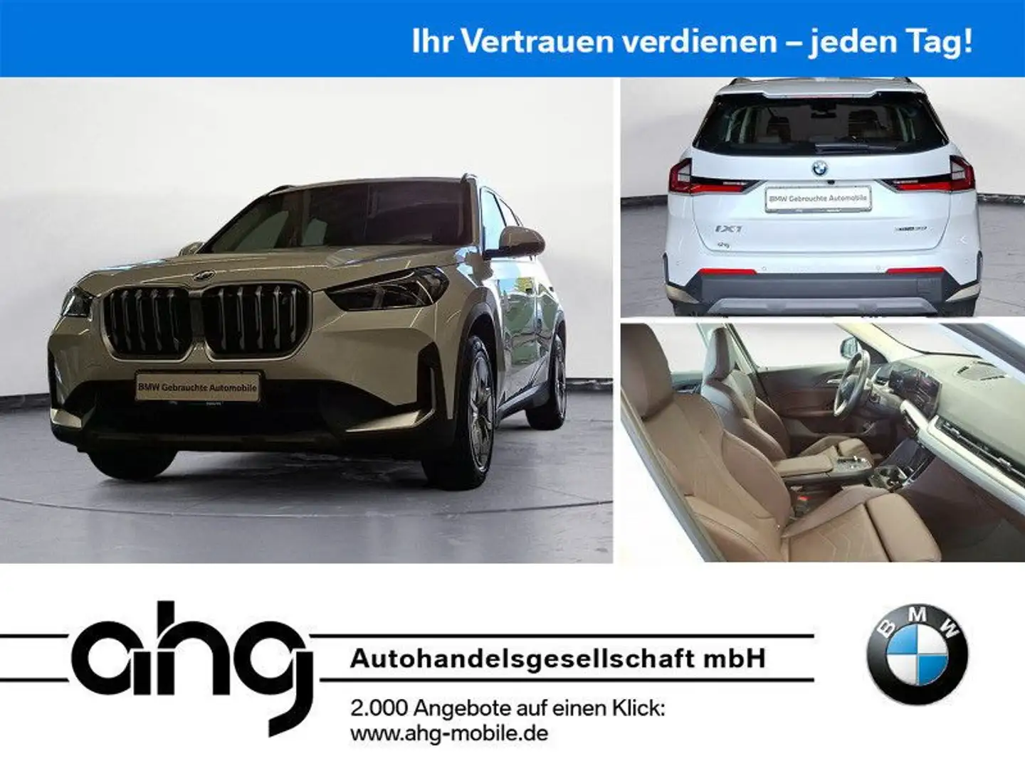 BMW iX1 xDrive30 AHK Adaptives Fahrwerk ACC Blanc - 1