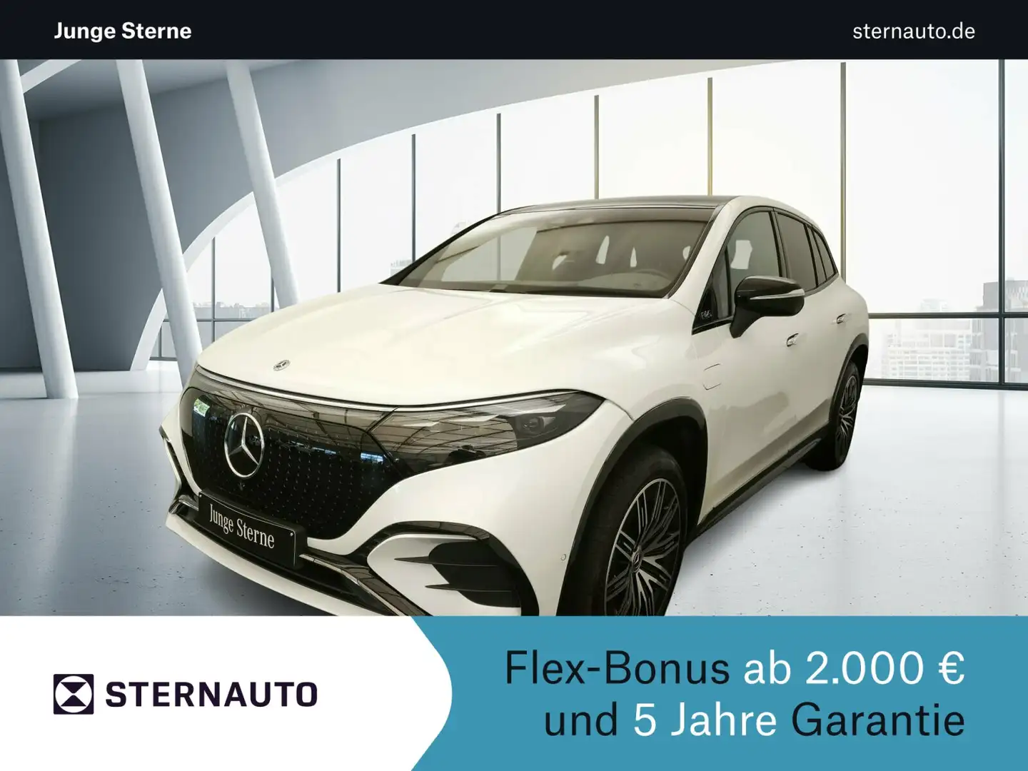 Mercedes-Benz EQS SUV EQS 450+ SUV AMG Premium+ Hyperscreen AHK Night Biały - 1