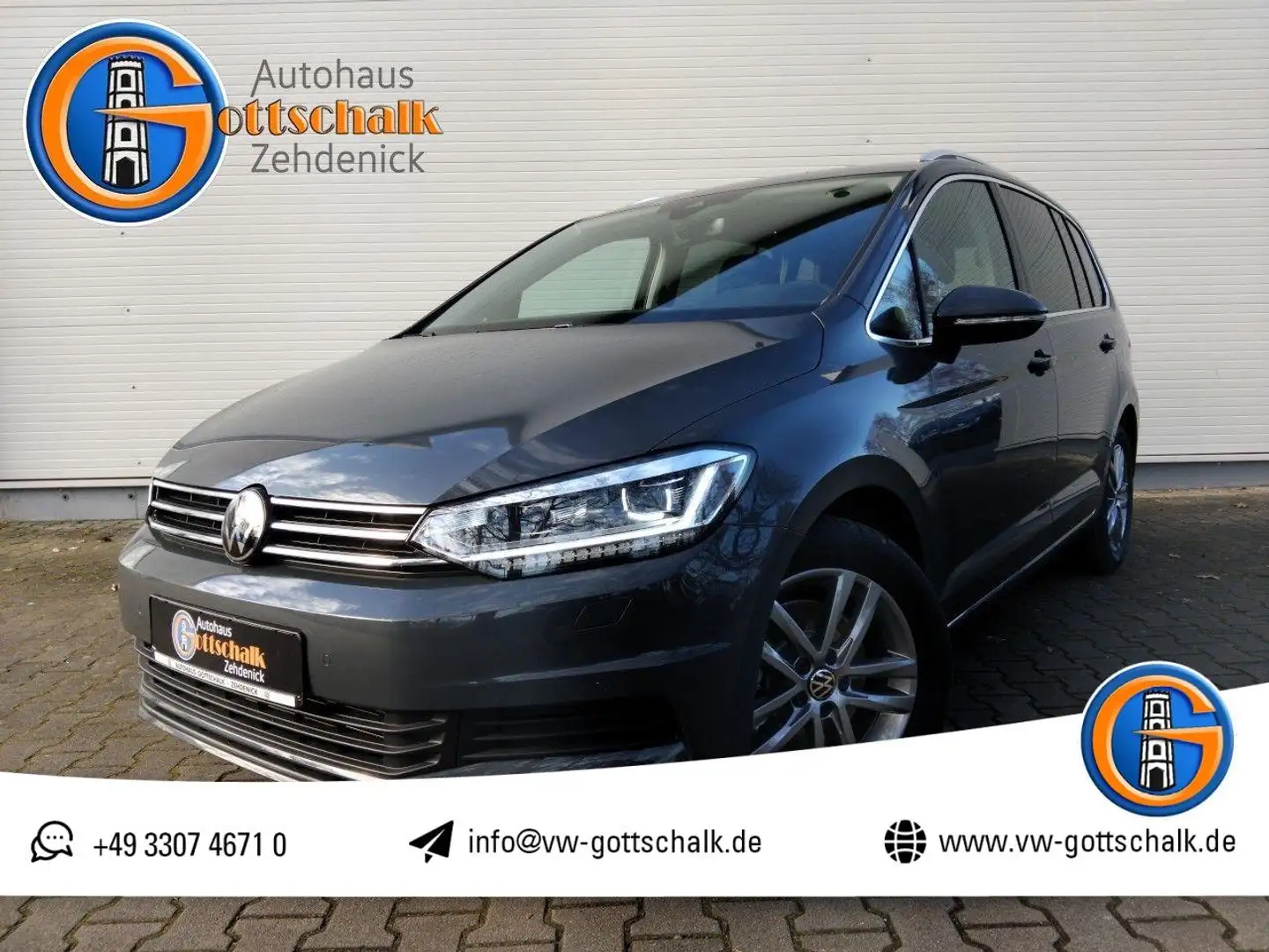 Volkswagen Touran 1.5 TSI DSG Comfortline Navi RFK Kessy Grau - 1