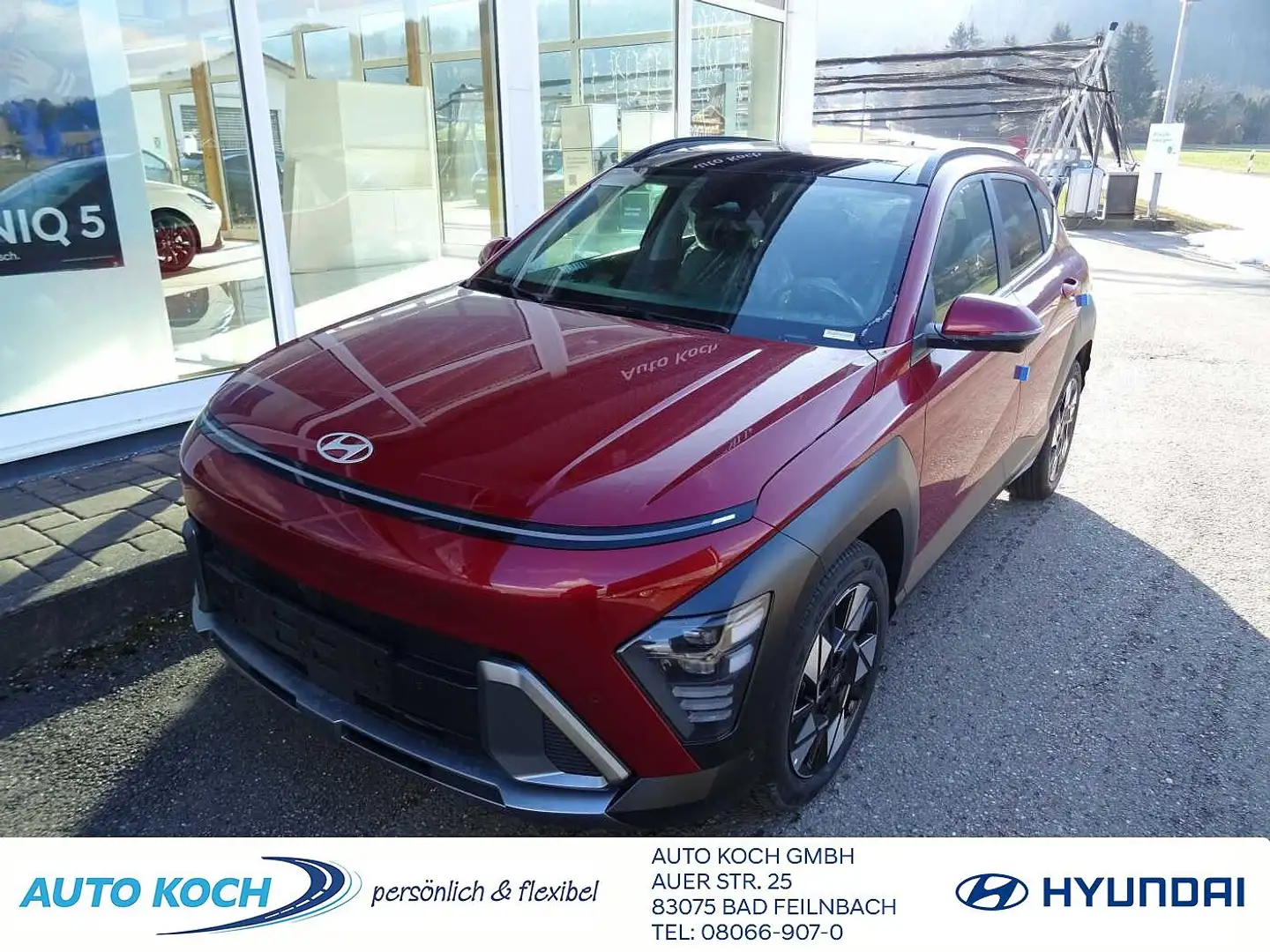 Hyundai KONA 1.6 T-GDI DCT Prime 4WD Panoramadach, Sitzpaket, B Rosso - 1
