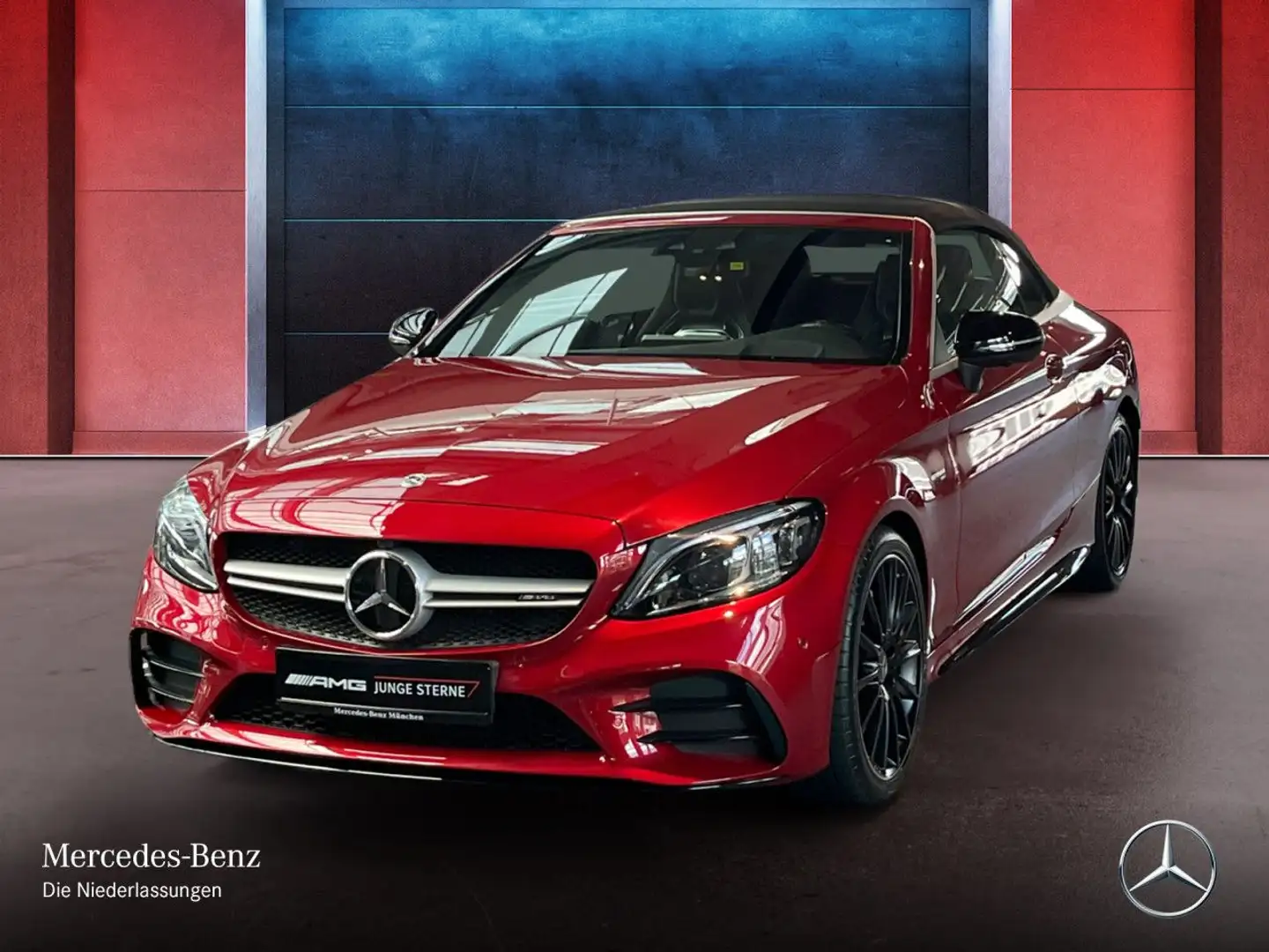Mercedes-Benz C 43 AMG C 43 Cabrio 4M AMG+NIGHT+360+MULTIBEAM+FAHRASS+HUD Rot - 2