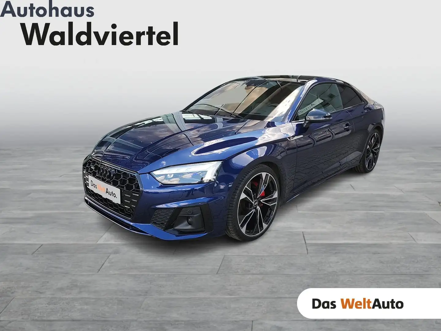 Audi A5 40 TFSI quattro S line Blau - 1