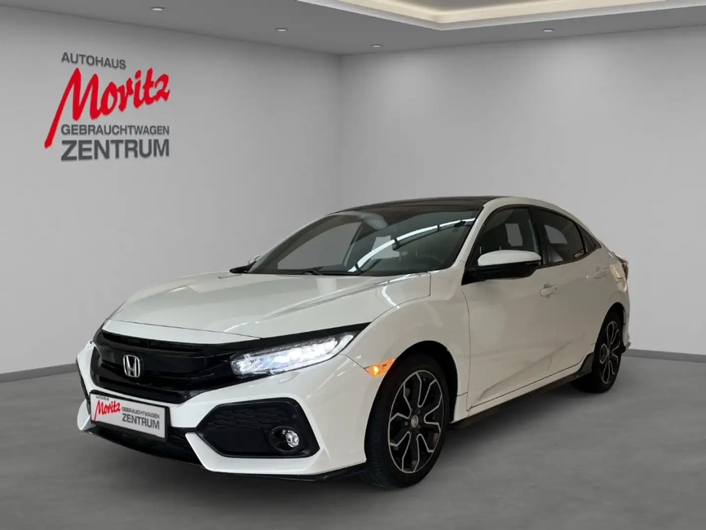 Honda Civic VTEC 1.5 Sport Plus *PANO*TOTWINKEL* Weiß - 1