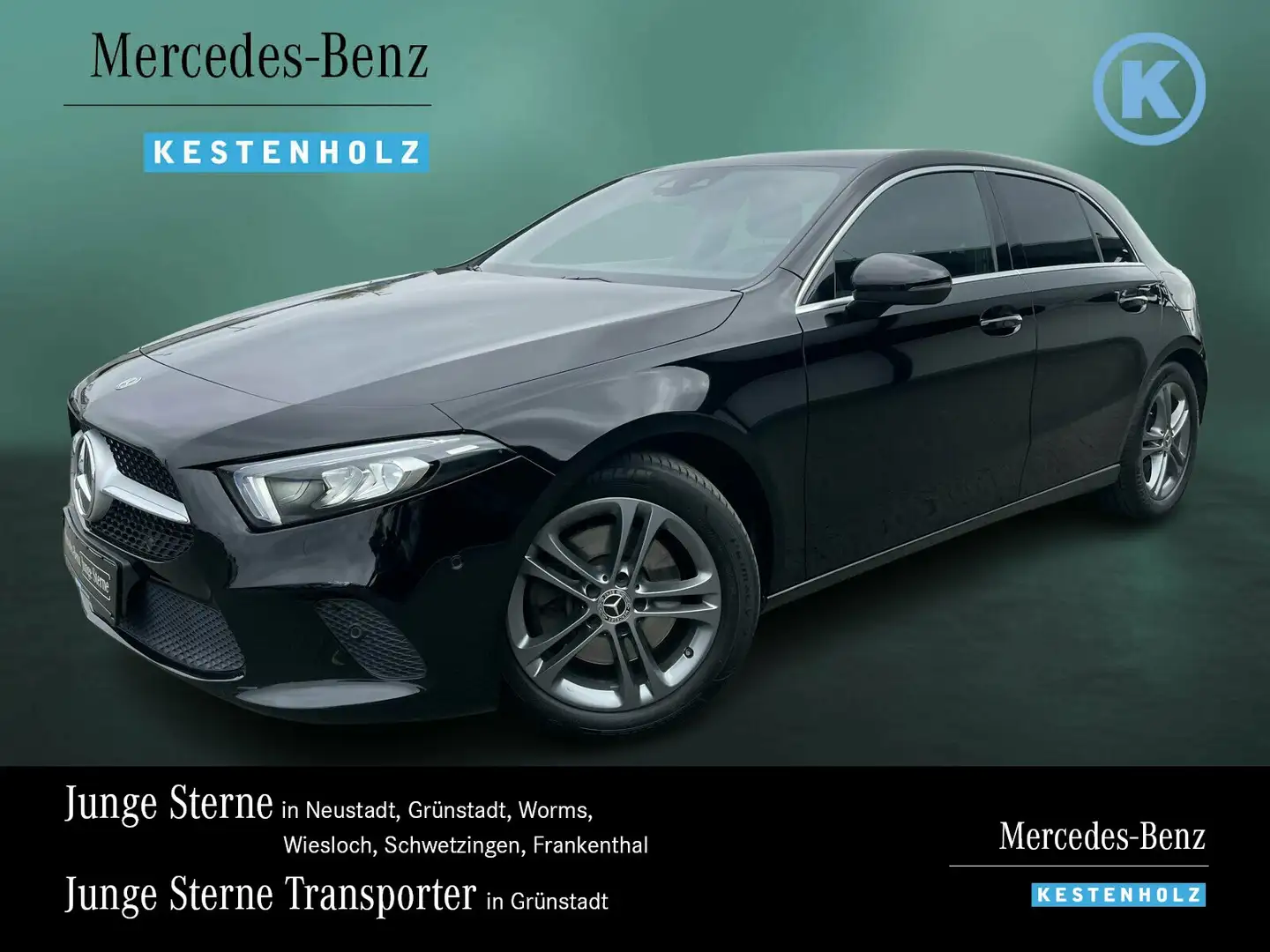 Mercedes-Benz A 220 A 220 PROGRESSIVE+AMBI+SHZ+SPUR/BREMS+TEMPO+NAVI Noir - 1