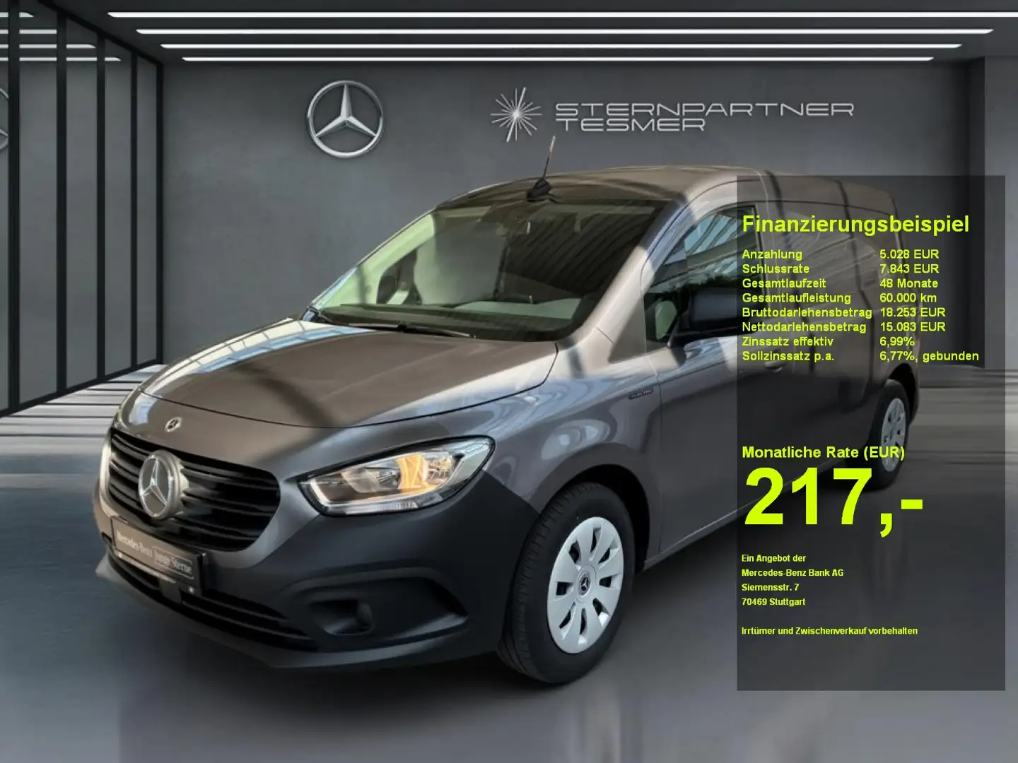 Mercedes-Benz Citan e  Kasten PRO Lang Klimaaut-SHZ Grau - 1