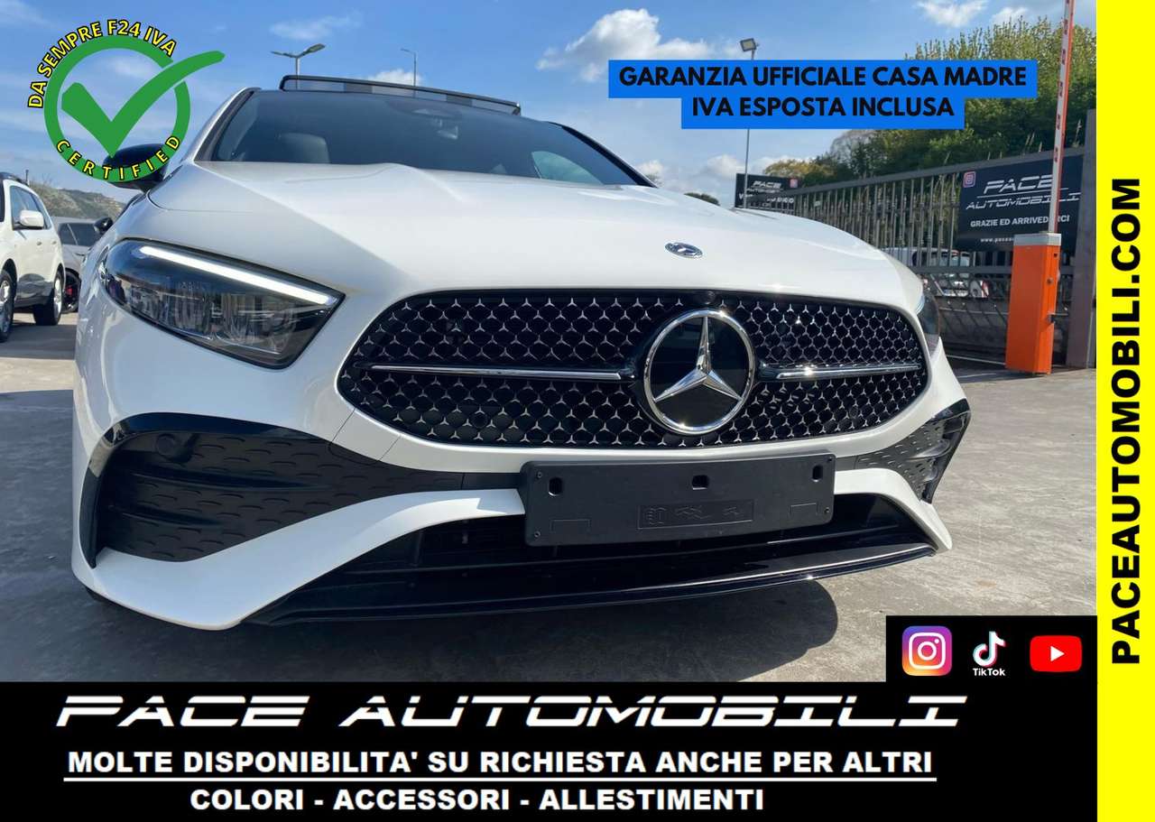 Mercedes-Benz A 180 D NIGHT AMG PREMIUM DISTRONIC LED 64 TETTO KAMERA