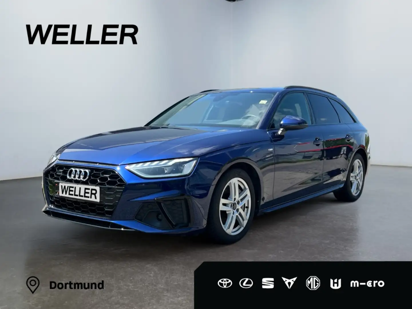Audi A4 Avant 50 TDI qu tiptronic *S line*Pano*ACC*19''* Blau - 1