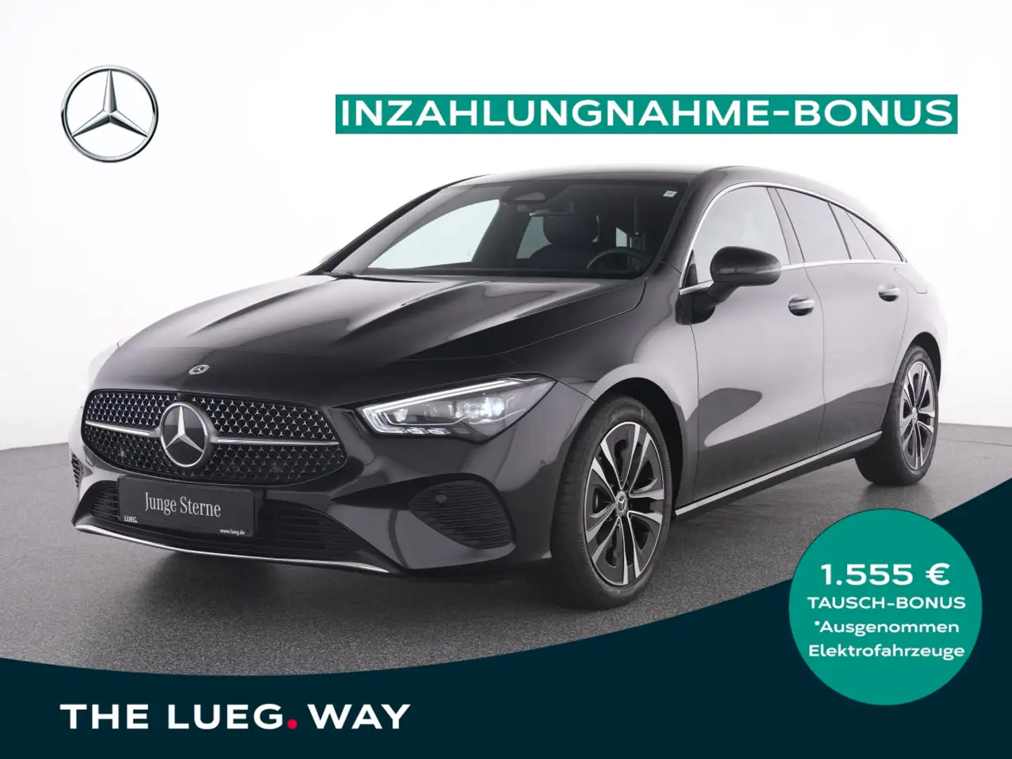 Mercedes-Benz CLA 180 d SB Progressive+MBUX+MBeam+KeyG+RFK+PTS Schwarz - 1