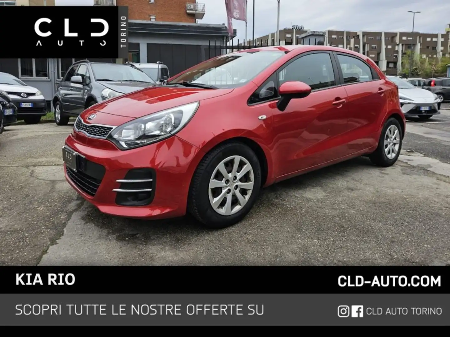 Kia Rio 1.2 CVVT 5p. Rosso - 1