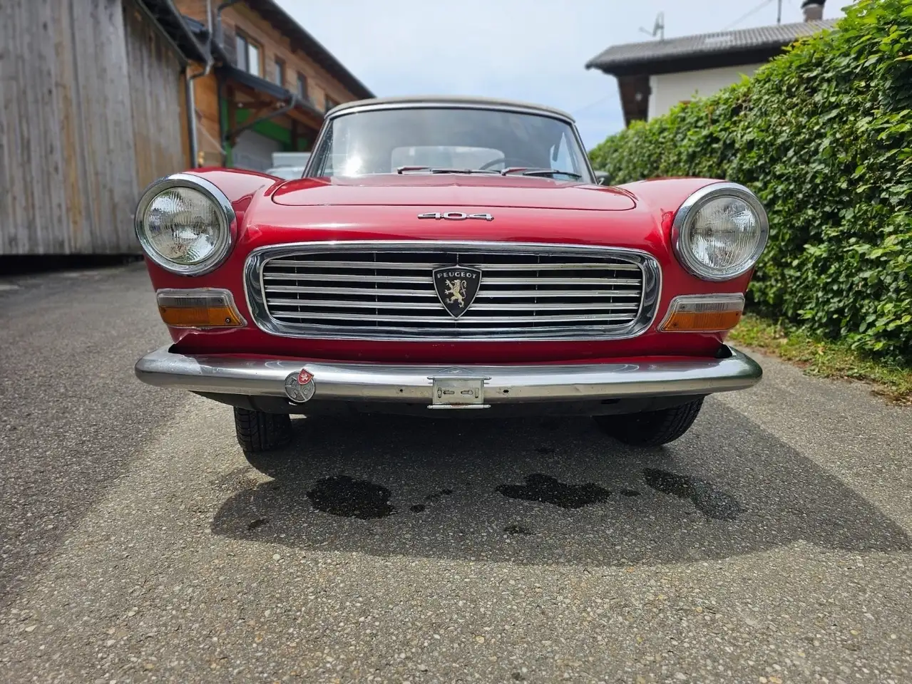Peugeot 404 cabrio 1963 Guter Zustand Scheunenfund, foto 5