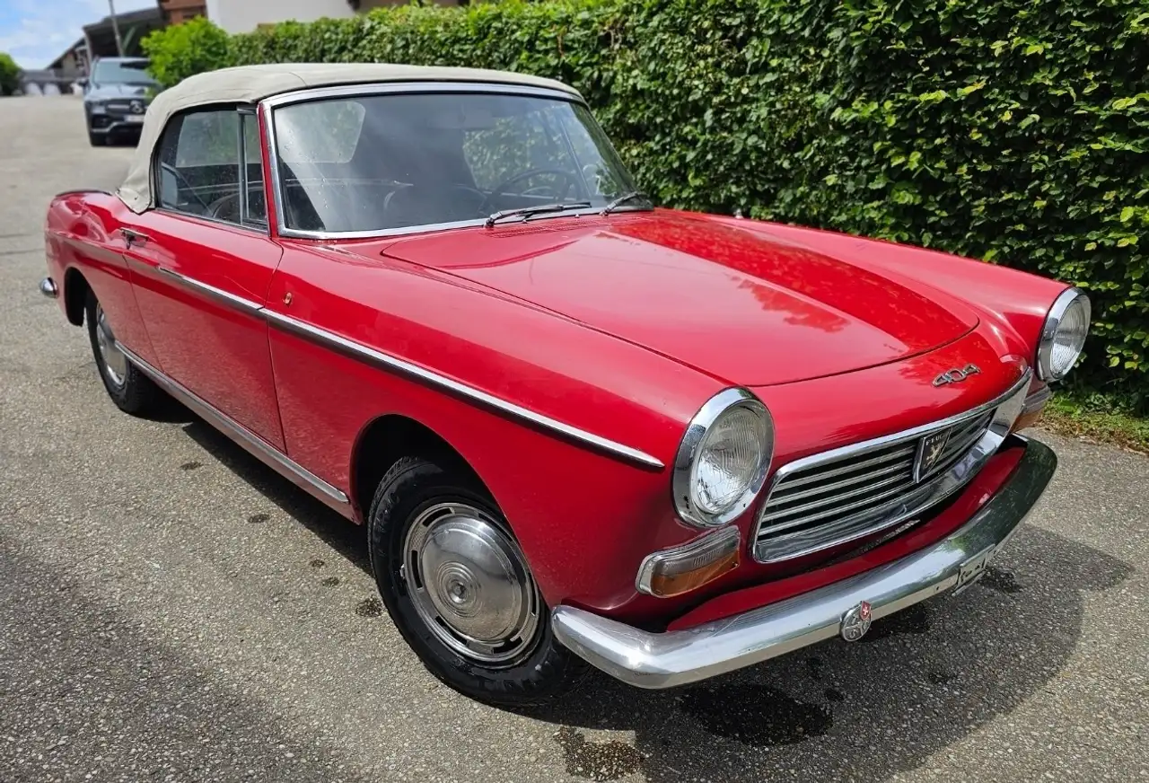 Peugeot 404 cabrio 1963 Guter Zustand Scheunenfund, foto 12