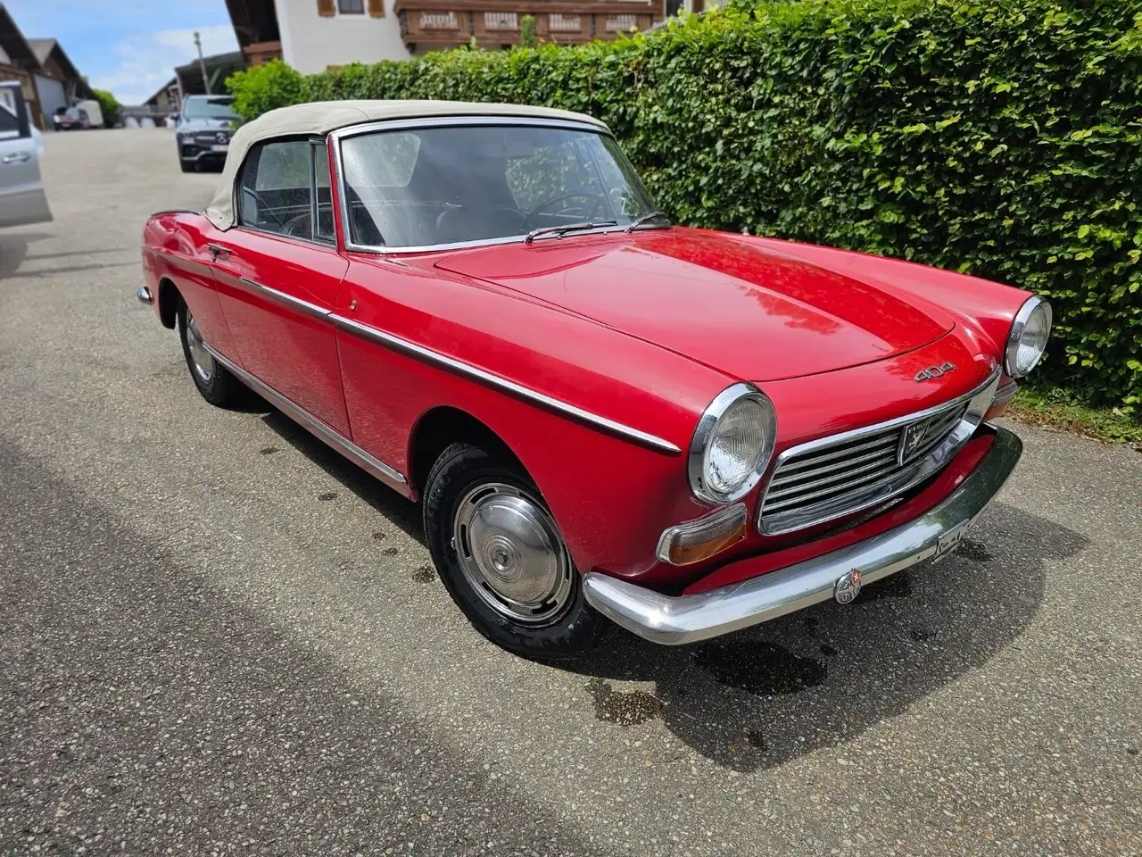Peugeot 404 cabrio 1963 Guter Zustand Scheunenfund, foto 4