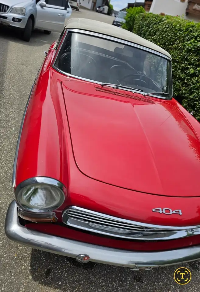 Peugeot 404 cabrio 1963 Guter Zustand Scheunenfund, foto 6