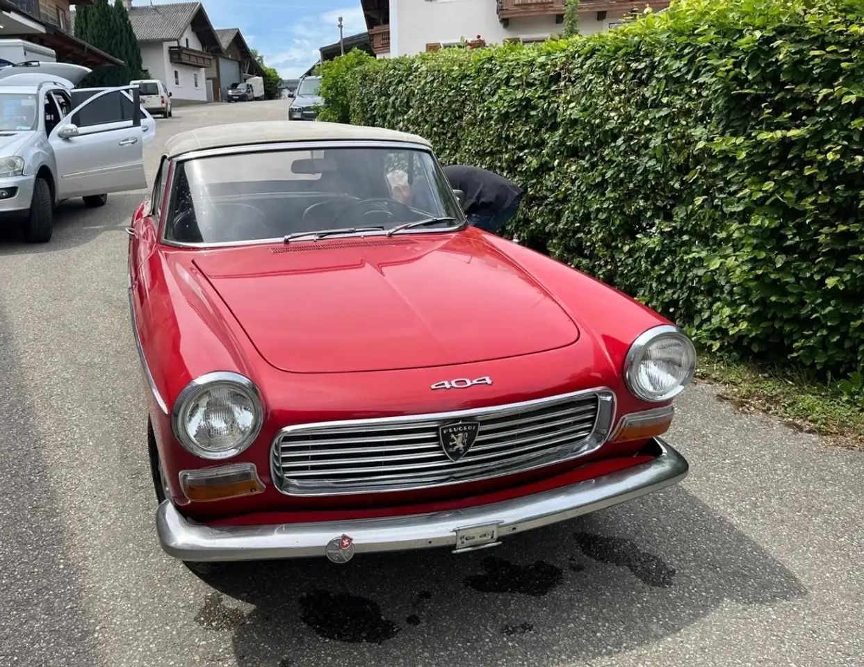 Peugeot 404 cabrio 1963 Guter Zustand Scheunenfund, foto 7
