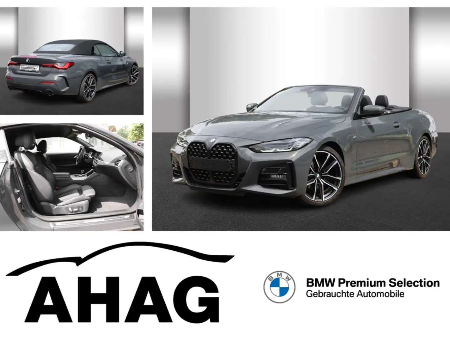 BMW 420 i Cabrio M Sport Gris - 1