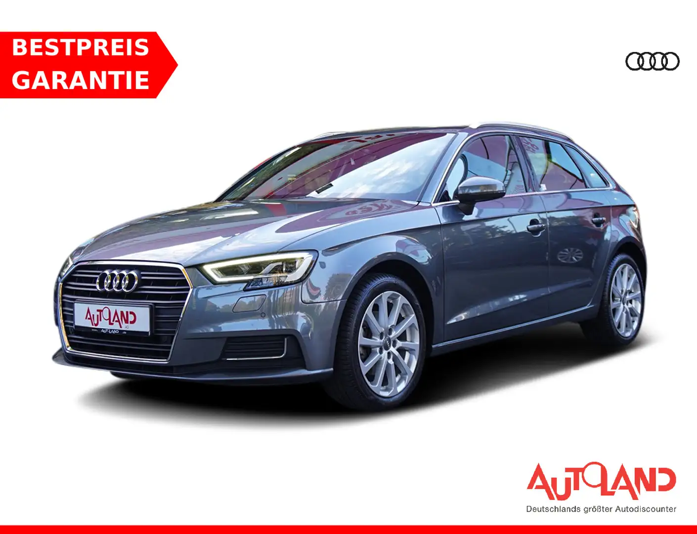 Audi A3 SB 35 TFSI S-Tronic advanced VC LED Navi DAB Grau - 1