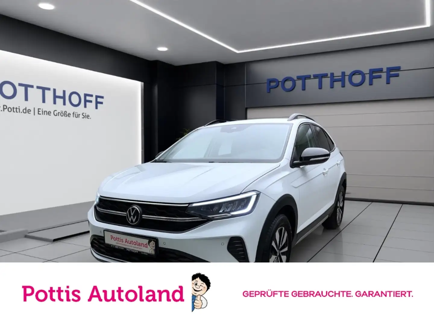 Volkswagen Taigo 1.0 TSI GOAL NAVI PDC LED ACC SITZHZG Weiß - 1