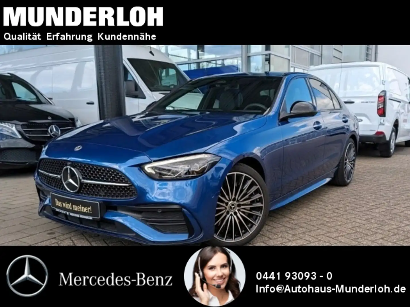 Mercedes-Benz C 300 d 4MATIC AMG Line AMG Line+NIGHT PAKET Blau - 1