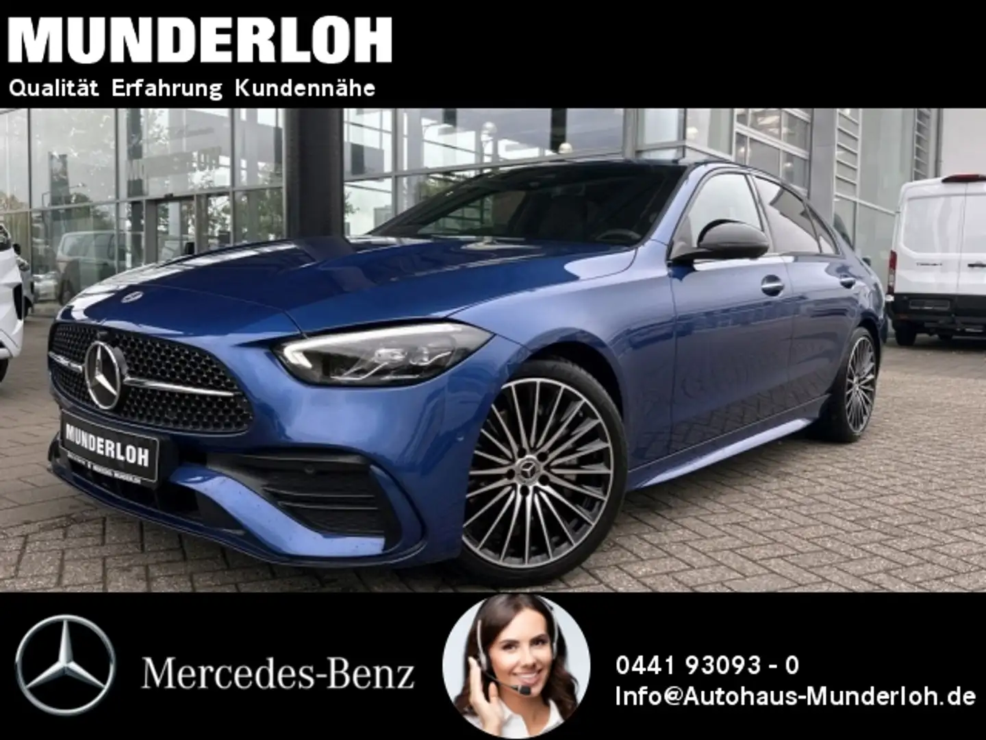 Mercedes-Benz C 300 d 4MATIC AMG Line AMG Line+NIGHT PAKET Blau - 1