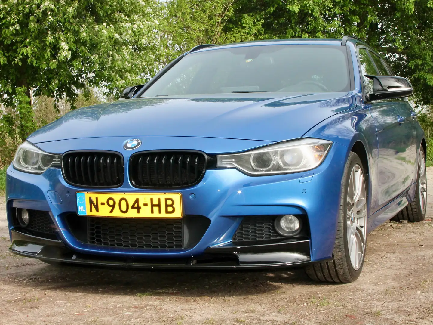 BMW 316 316i High Executive M-sport Blauw - 1