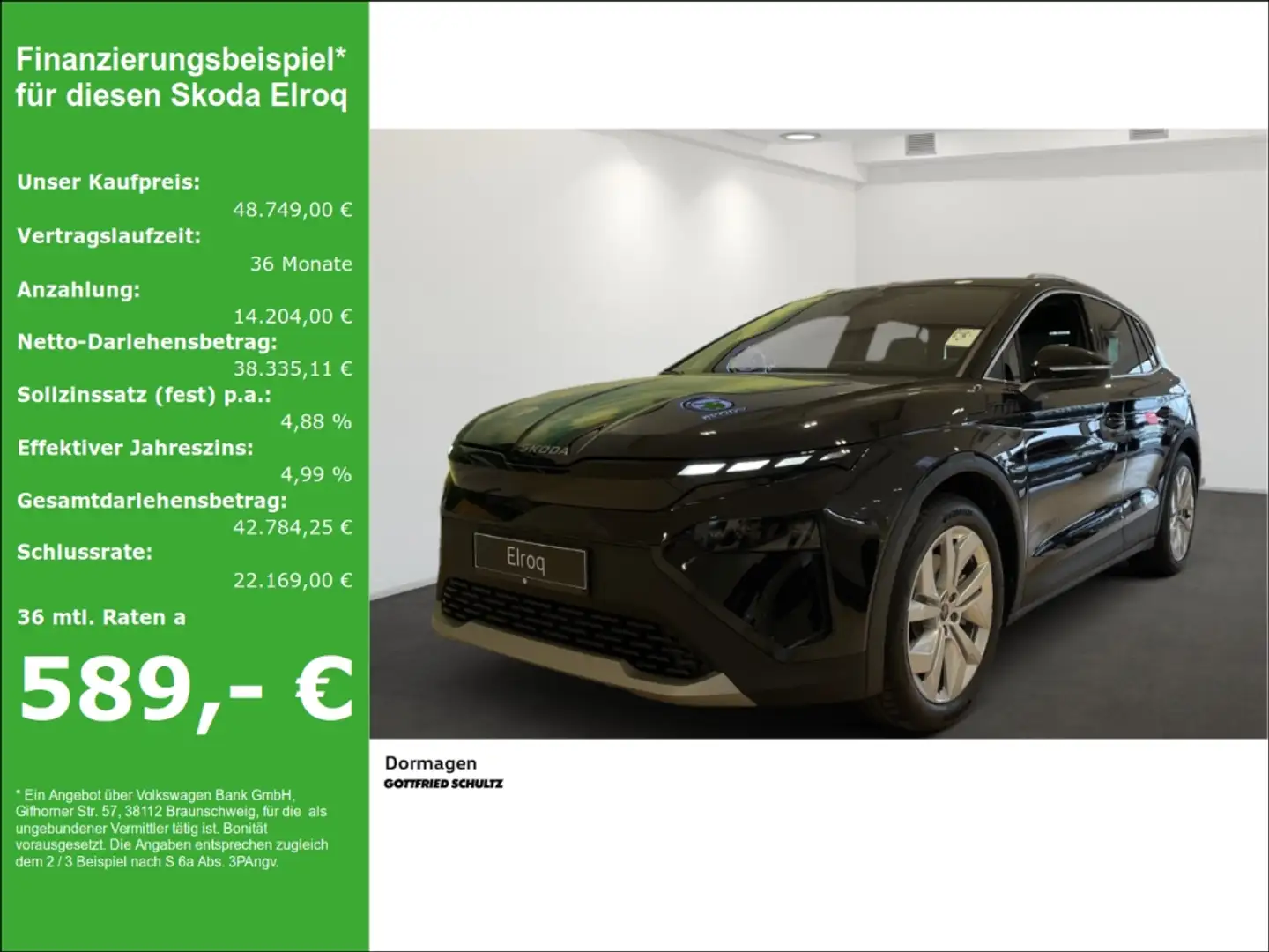 Skoda Elroq 85 MATRIX NAVI KAMERA Negro - 1