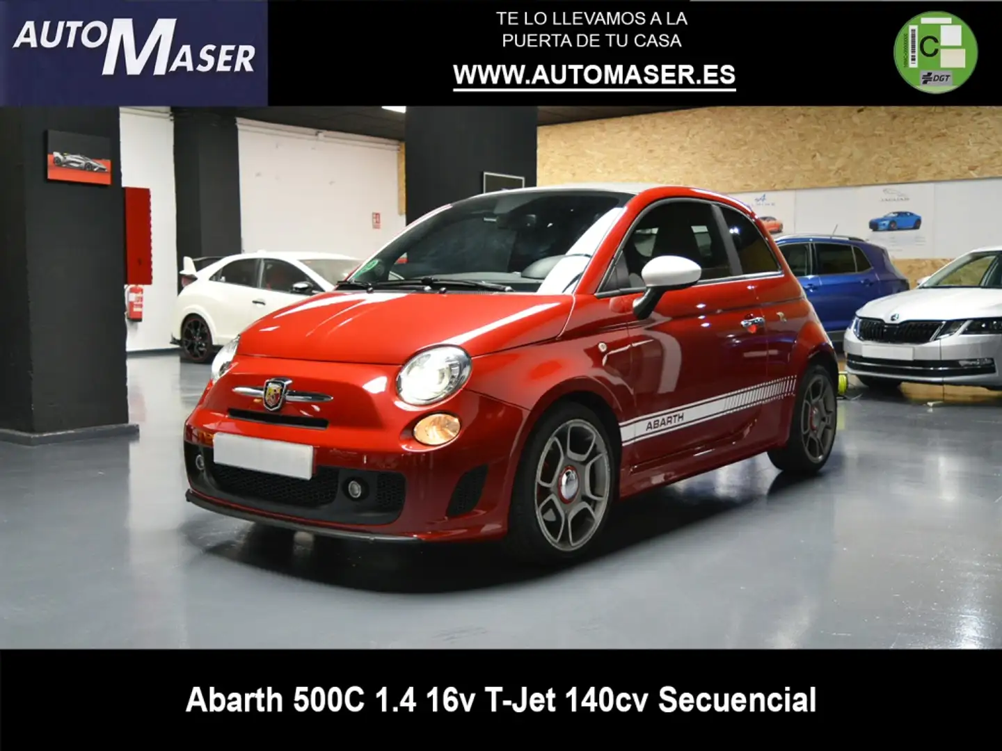 Abarth 500 500C 1.4T JET SECUENCIAL 140 Rouge - 1