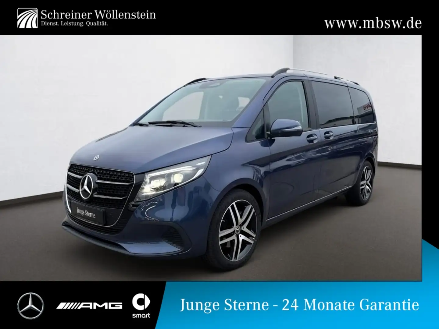 Mercedes-Benz V 250 STYLE Kompakt Liege-Paket*AHK2,5t*Ambiente Blau - 1