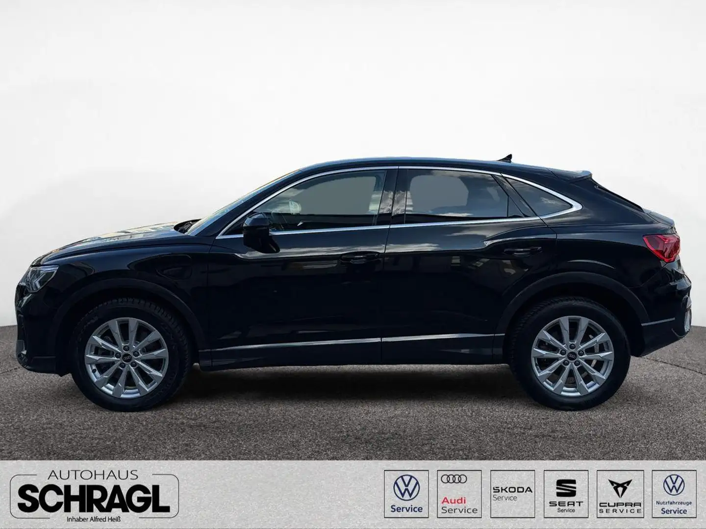Audi Q3 Sportback 45 TFSIe HYBRID+S-LINE+NAVI+KAMERA Zwart - 2