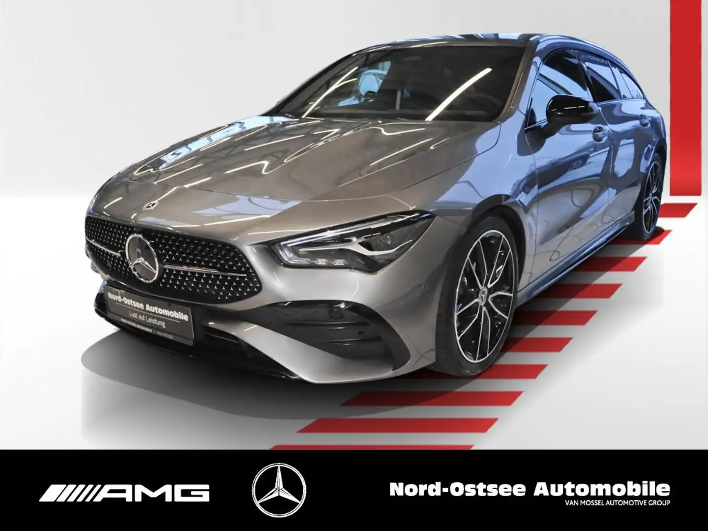 Mercedes-Benz CLA 200 d SB AMG NIGHT MBUX SHZ LED Grau - 1
