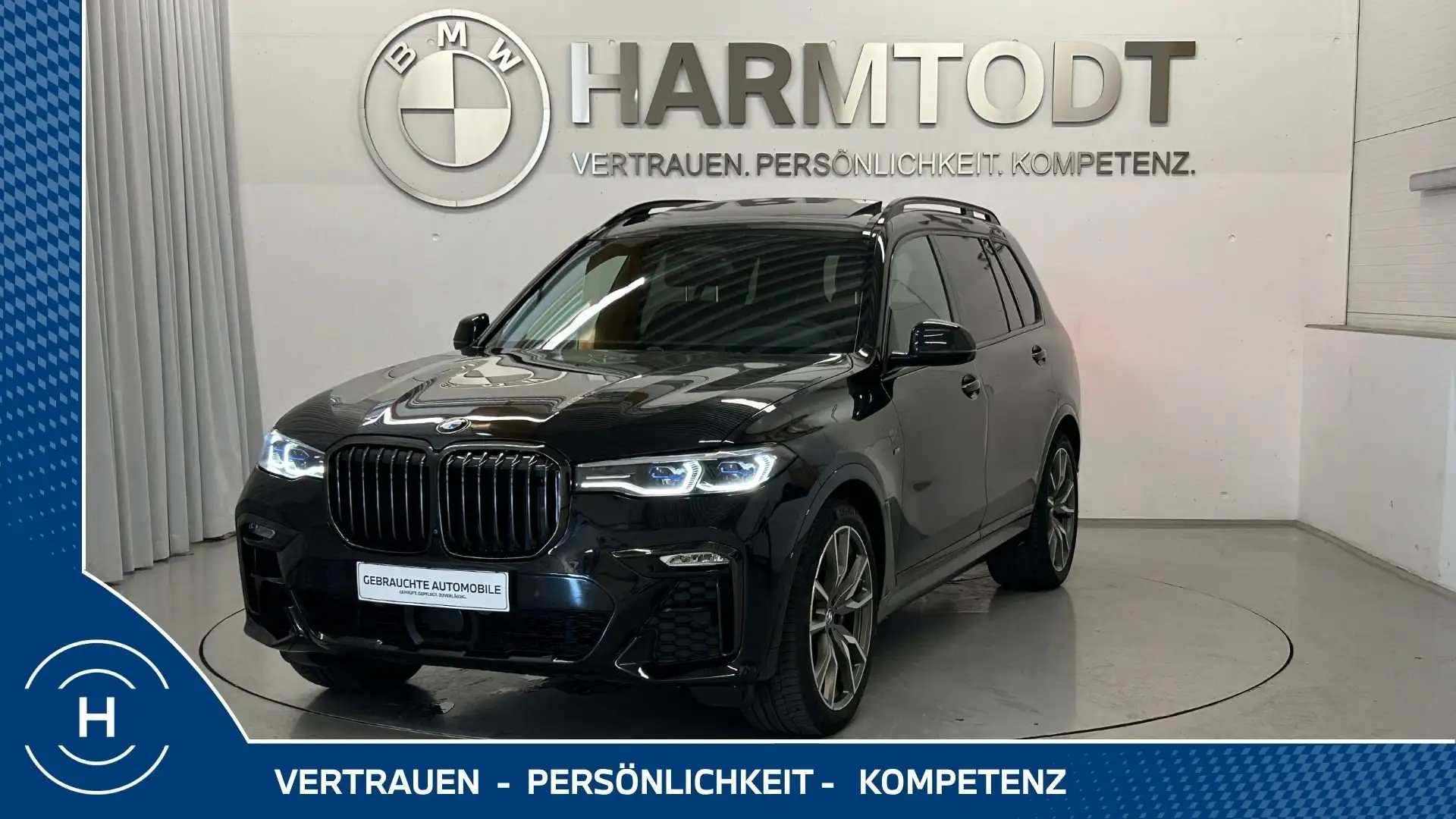BMW X7 M50d *7-Sitzer / Night-Vision / AHV / Innovationspaket* Schwarz - 1