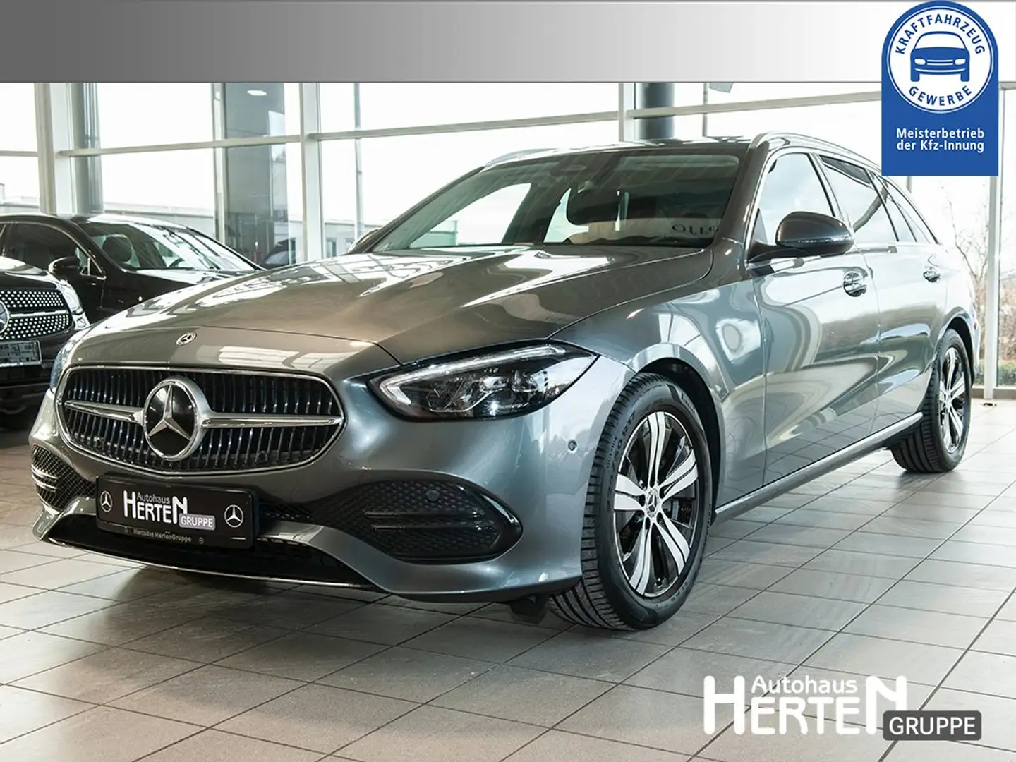 Mercedes-Benz C 180 T+AVANTGARDE+WINTER-P.+R-KAMERA+LED+DAB+SHZ Grijs - 1