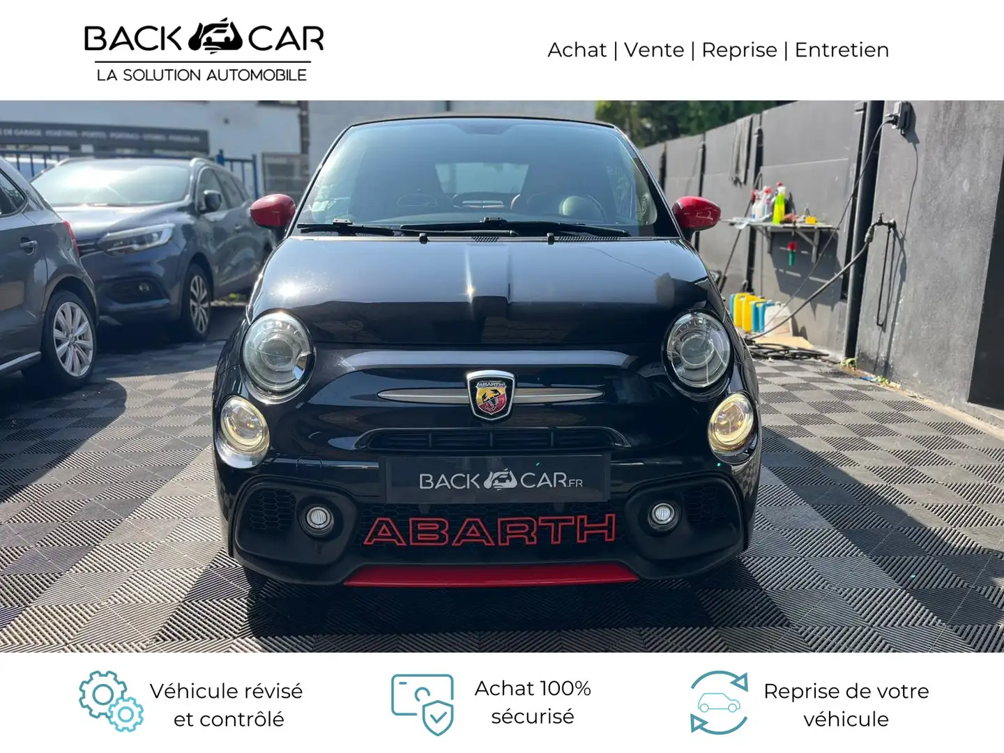 Abarth 595C 1.4 Turbo 16V T-Jet 165 ch BVM5 Turismo Noir - 2