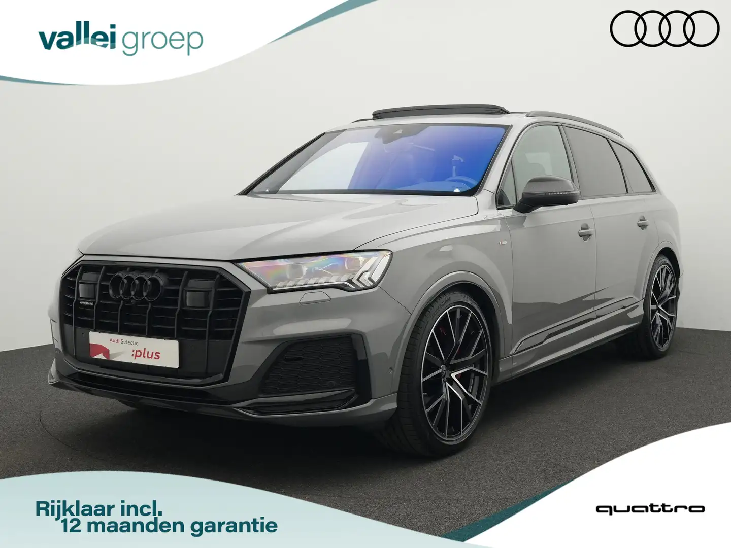 Audi Q7 7 pers. 50 TDI 286 pk tiptronic quattro S edition Grijs - 1