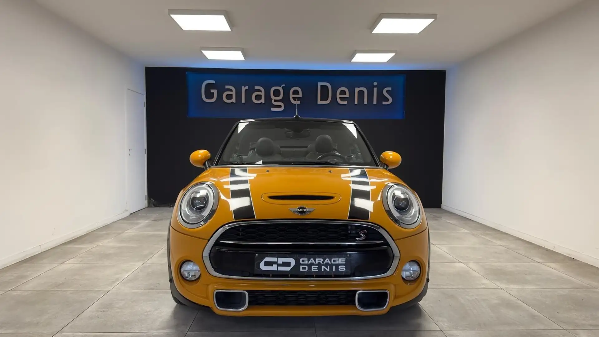 MINI Cooper SD Cabrio Cabriolet 2.0 S*BOITE-AUTO*GPS*CUIR*LED*GARANTIE* Amarillo - 2