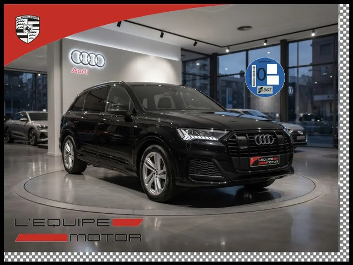 Audi Q7 60 TFSIe S line quattro tiptronic Negro - 1