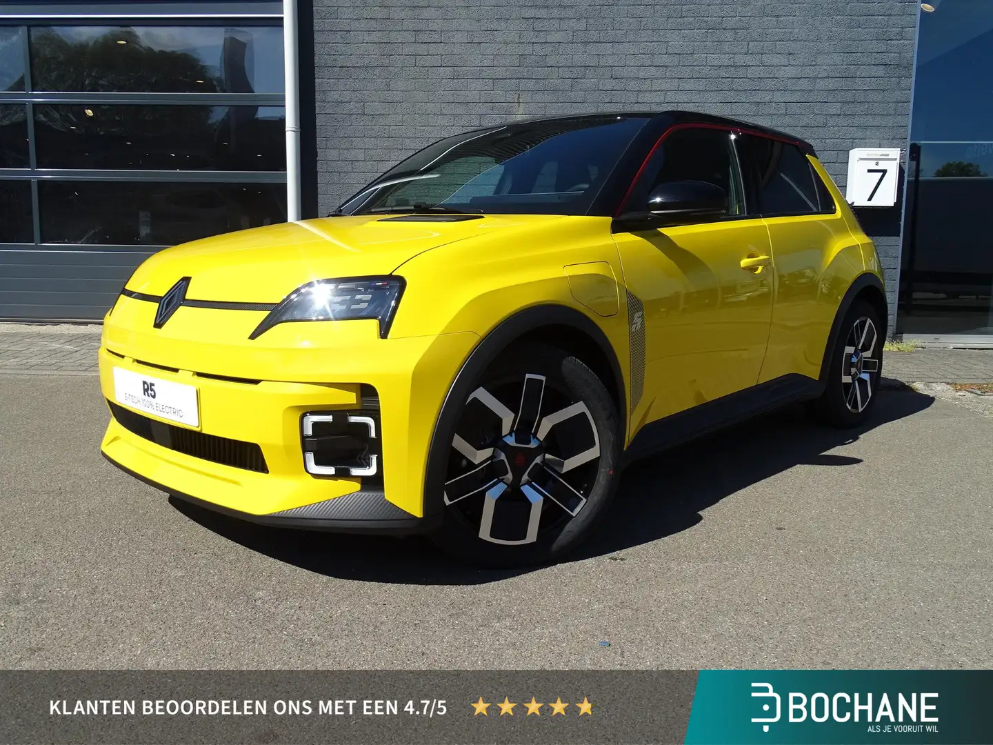 Renault R 5 urban range techno 40 kWh ACHTERIJCAMERA | PACK WI Geel - 1